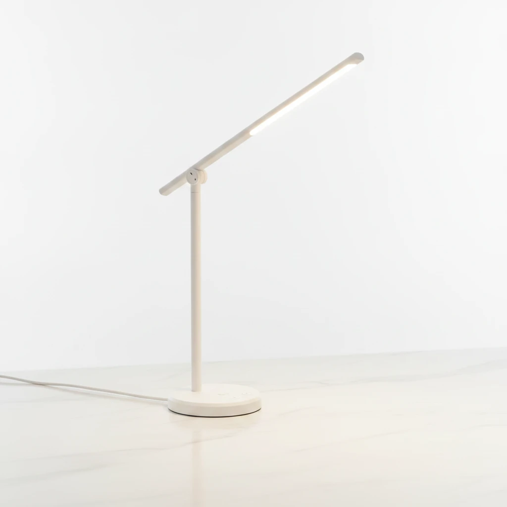 Modern, érintésvezérelt LED asztali lámpa 8W, fehér
