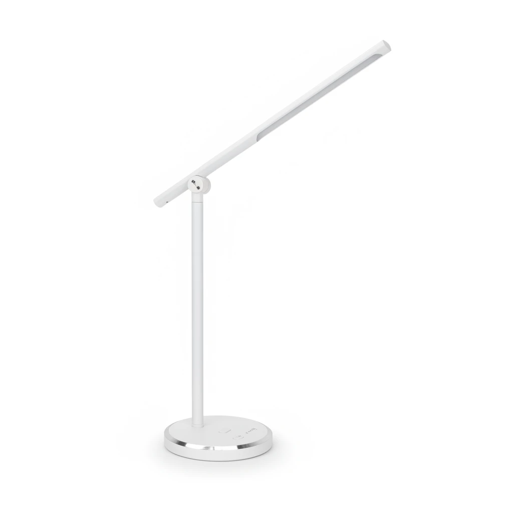 Modern, érintésvezérelt LED asztali lámpa 8W, fehér