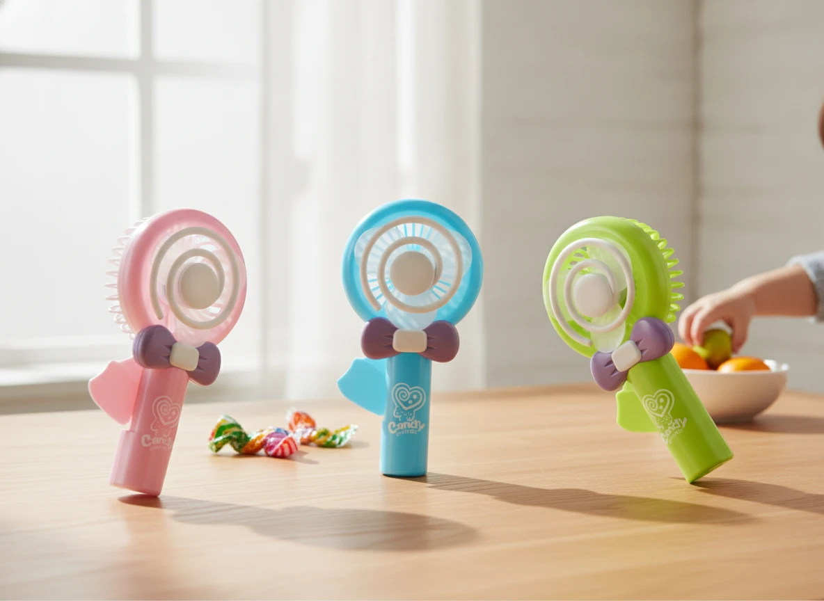 Színes Pálcás Ventilátor - Kézi Használatra