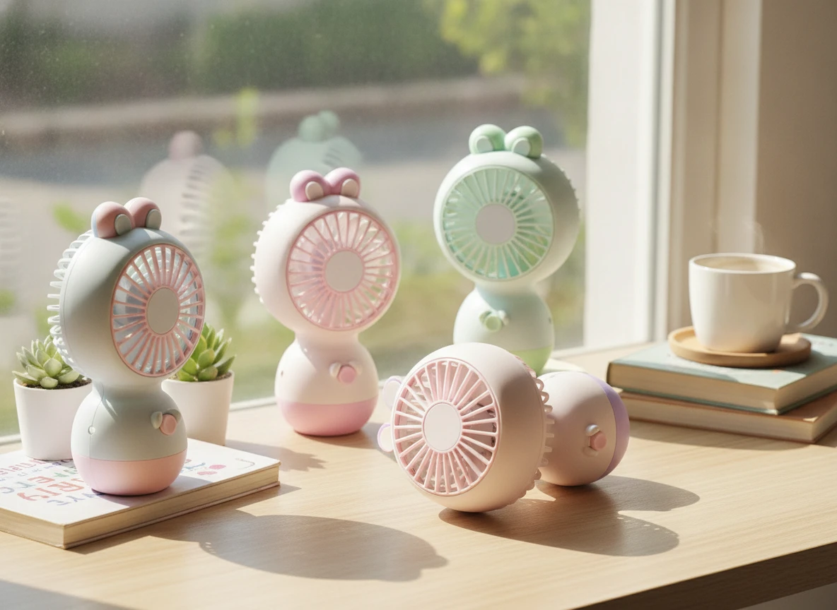 Aranyos Kiskedvenc Ventilátor - Színes és Vidám