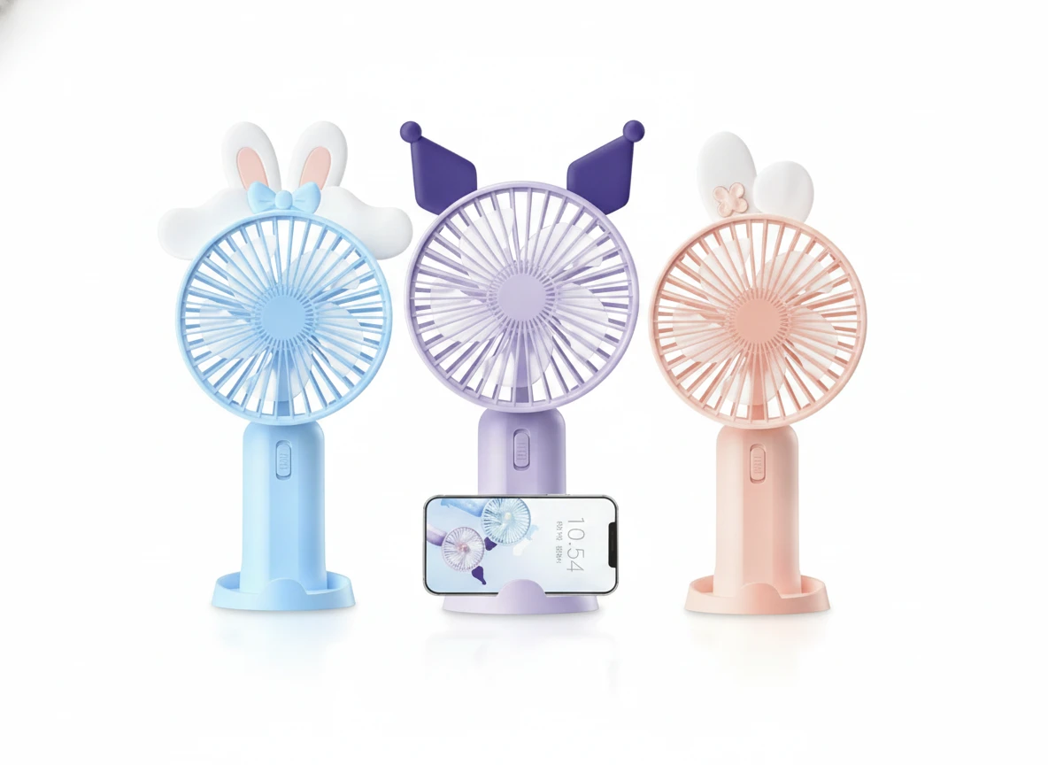 Szuper Nagy Kézi Ventilátor – Aranyos Dizájn
