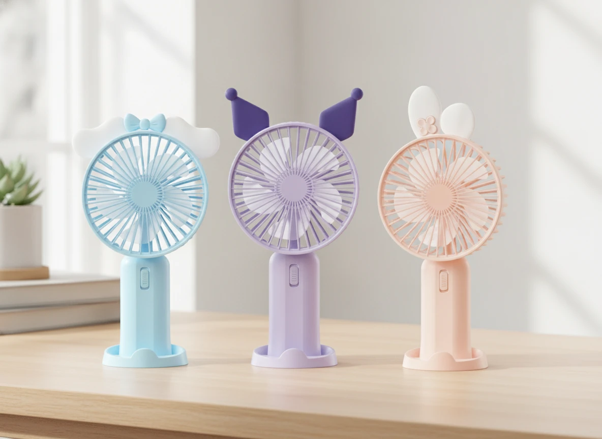 Szuper Nagy Kézi Ventilátor – Aranyos Dizájn