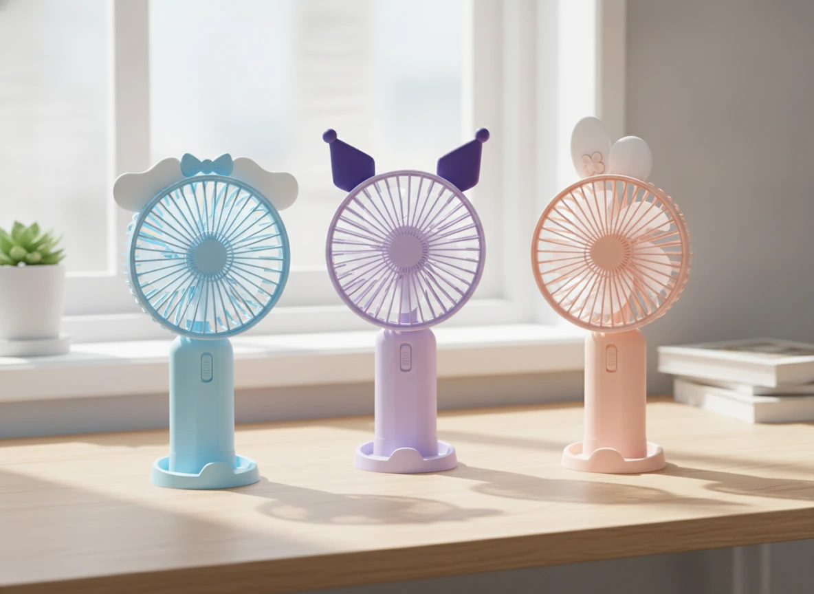 Szuper Nagy Kézi Ventilátor – Aranyos Dizájn
