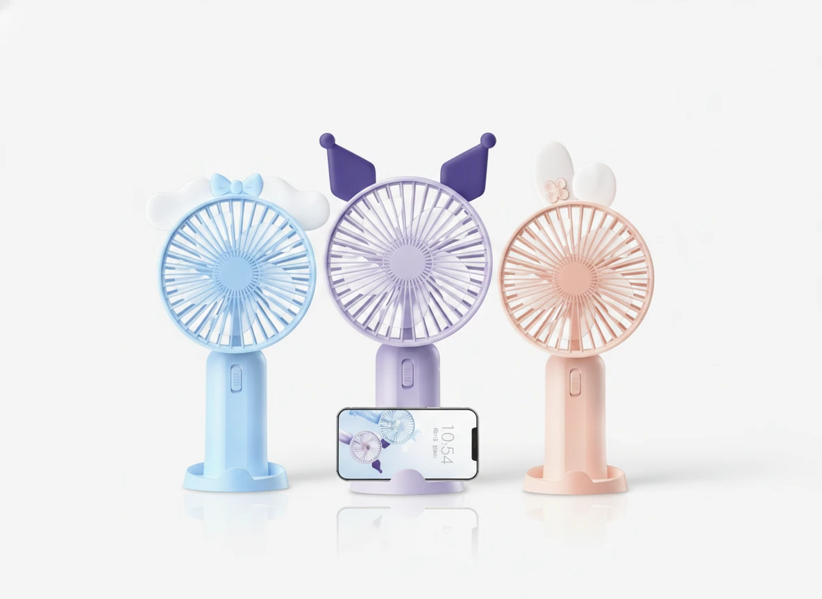 Szuper Nagy Kézi Ventilátor – Aranyos Dizájn