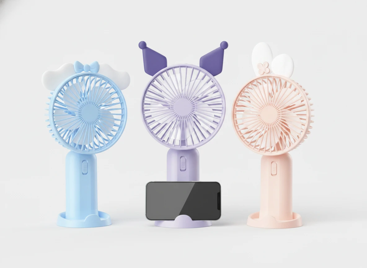 Szuper Nagy Kézi Ventilátor – Aranyos Dizájn