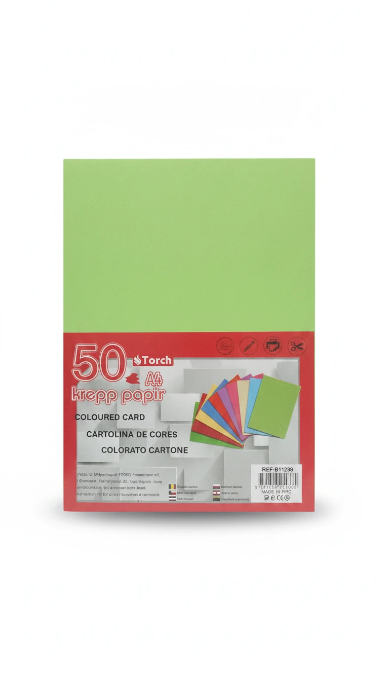80g A4 Színes Papír - Fluoreszcents zöld (50 lap)