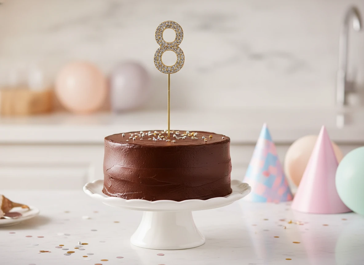 8-as számú köves tortadísz szúrótű 11 cm, 1 db