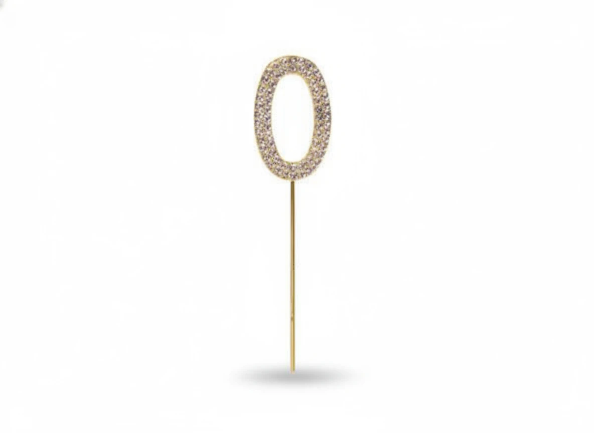0 számú köves tortadísz szúróka 11 cm, 1 db