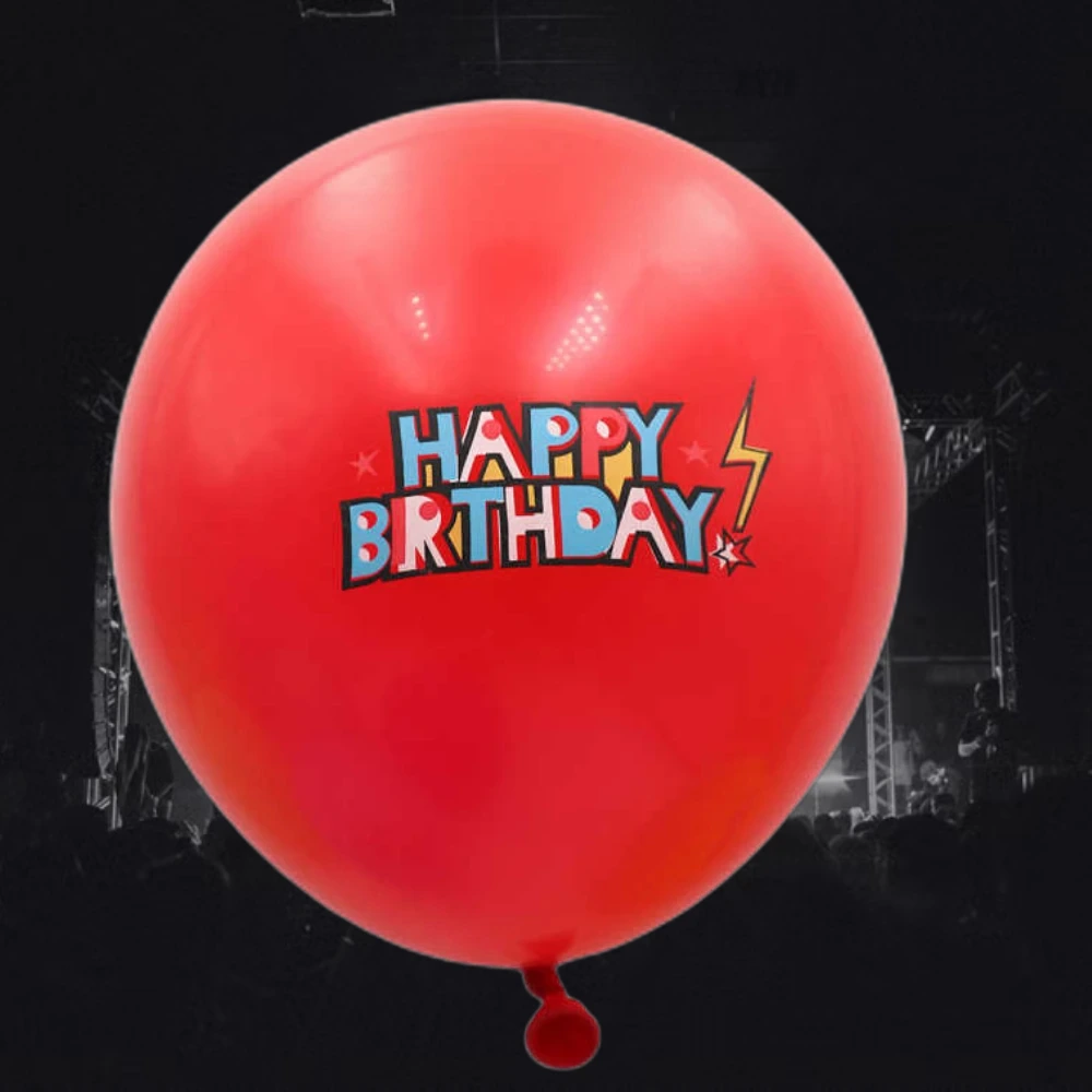 Színes Villám Happy Birthday Lufi Készlet - 6 db