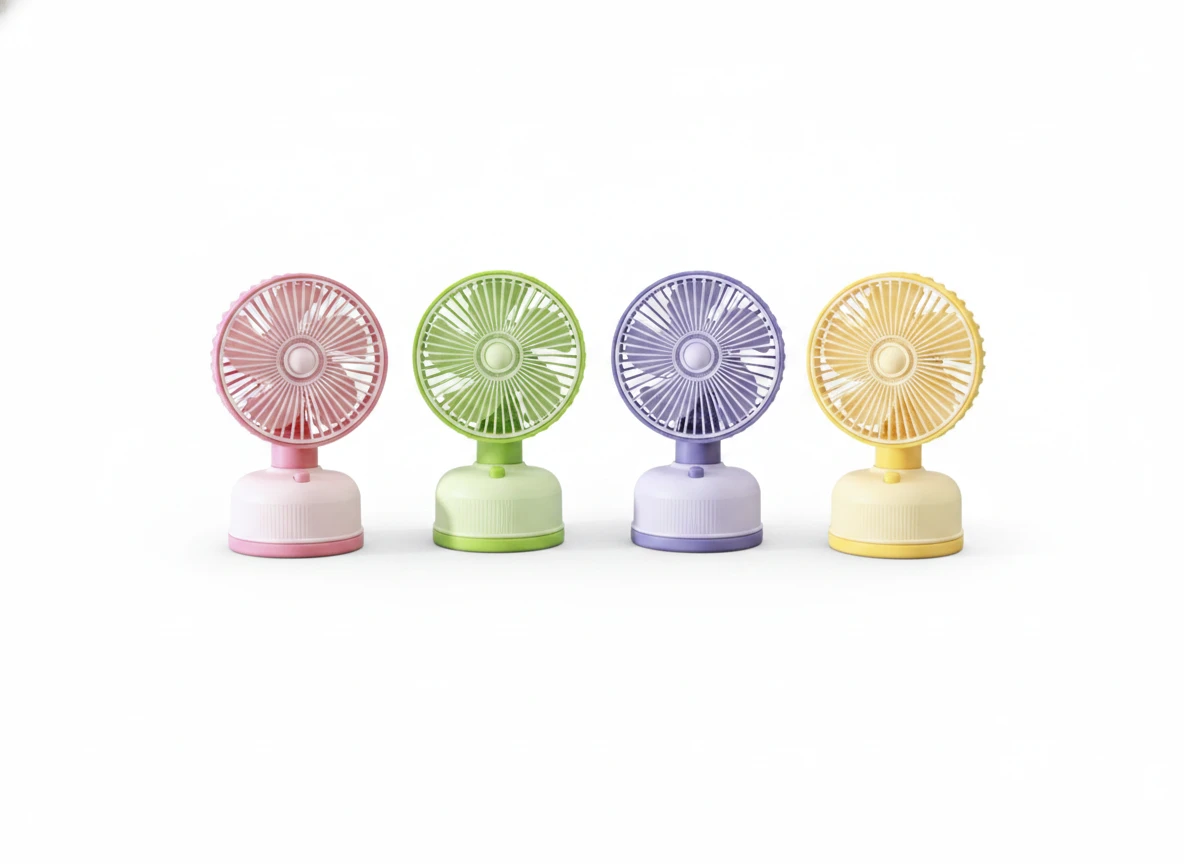 Színes Asztali Ventilátor - Stílusos Hűsítő Megoldás