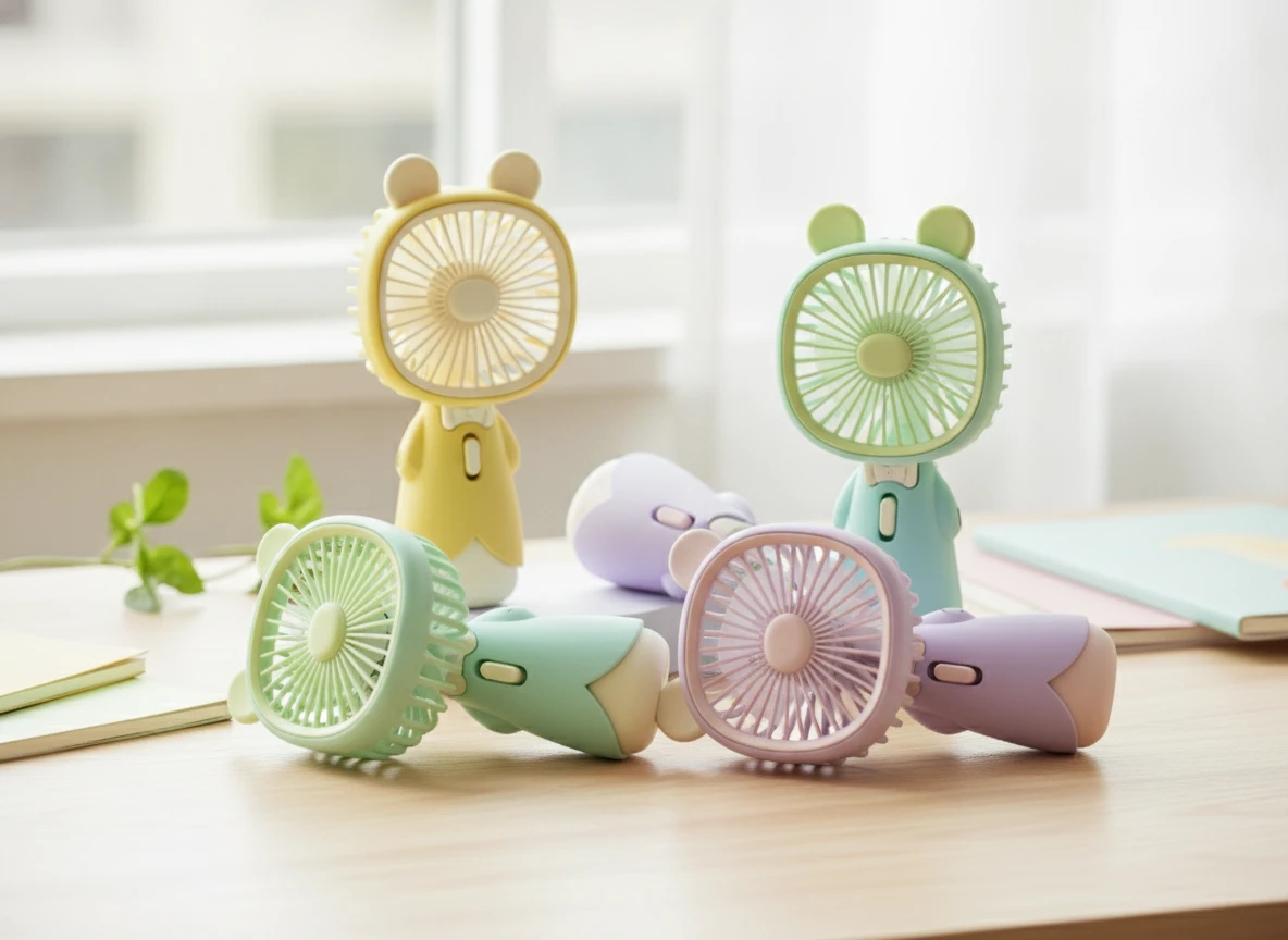 Aranyos Rágcsáló Kézi Ventilátor - Színes és Funkcionális