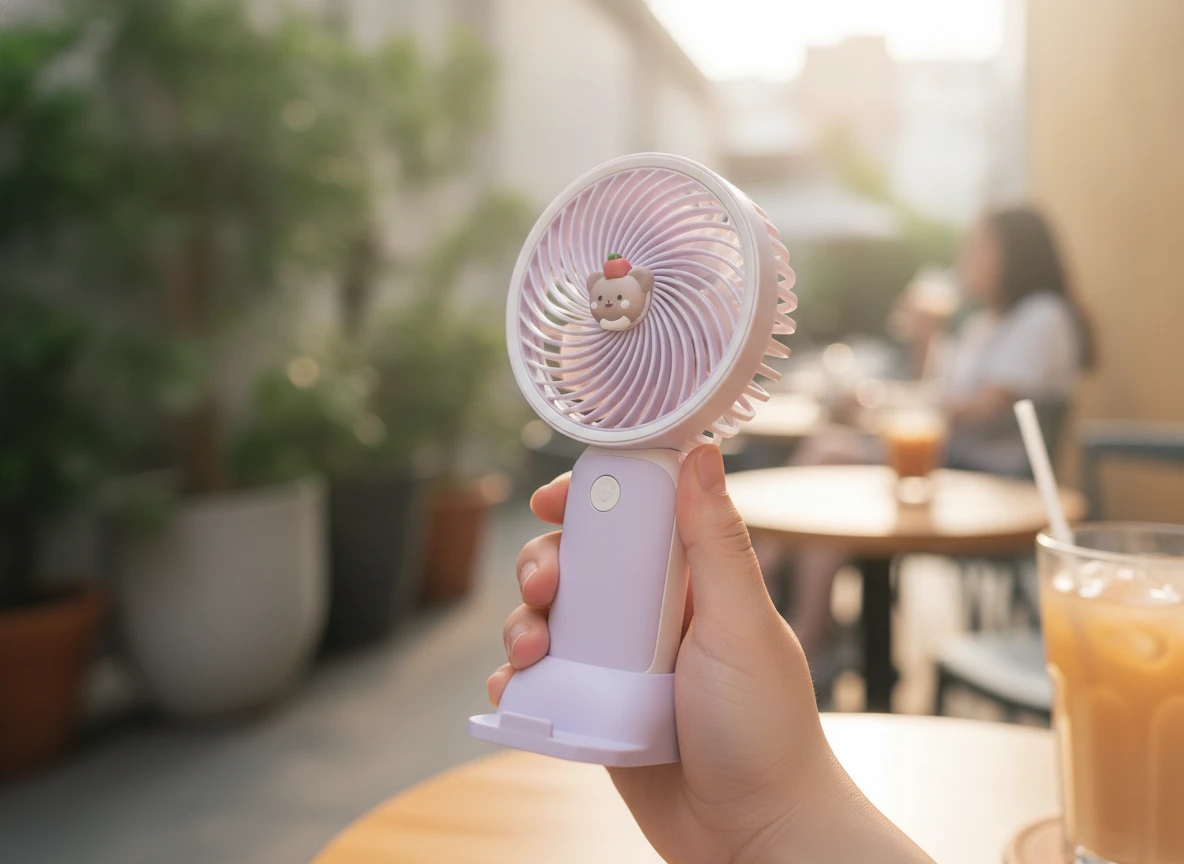 Kézi USB Ventilátor, Vicces Képregény Karakterrel