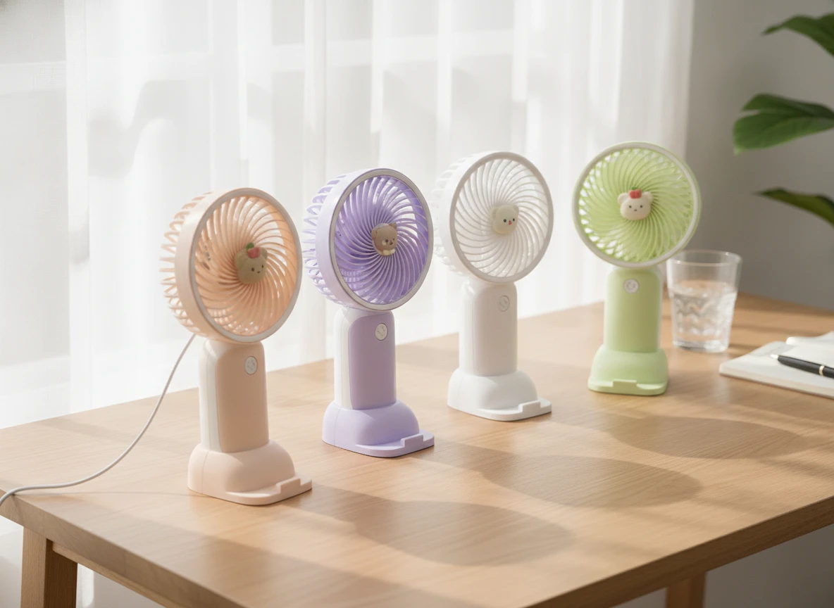 Kézi USB Ventilátor, Vicces Képregény Karakterrel