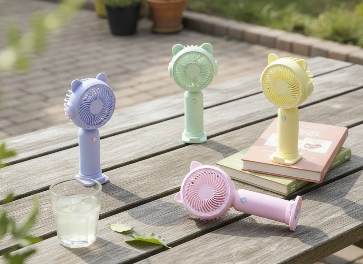Aranyos Kézi Ventilátor (5-ös elem)