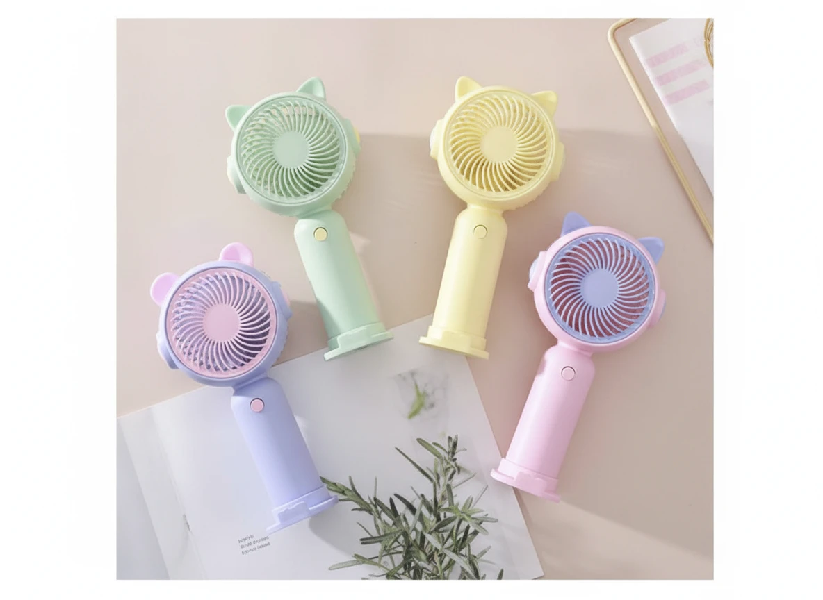Aranyos Kézi Ventilátor (5-ös elem)