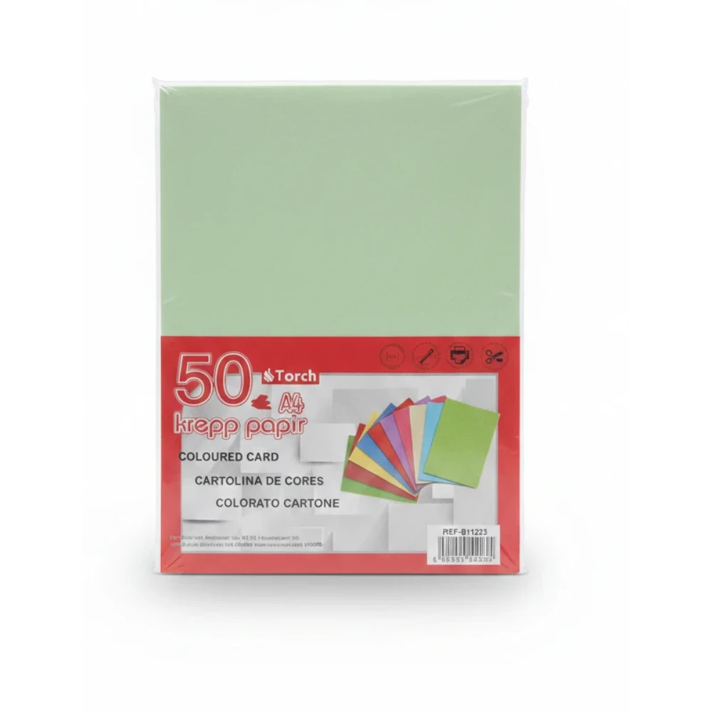 80g A4 Színes Papír - Világos zöld (50 lap)