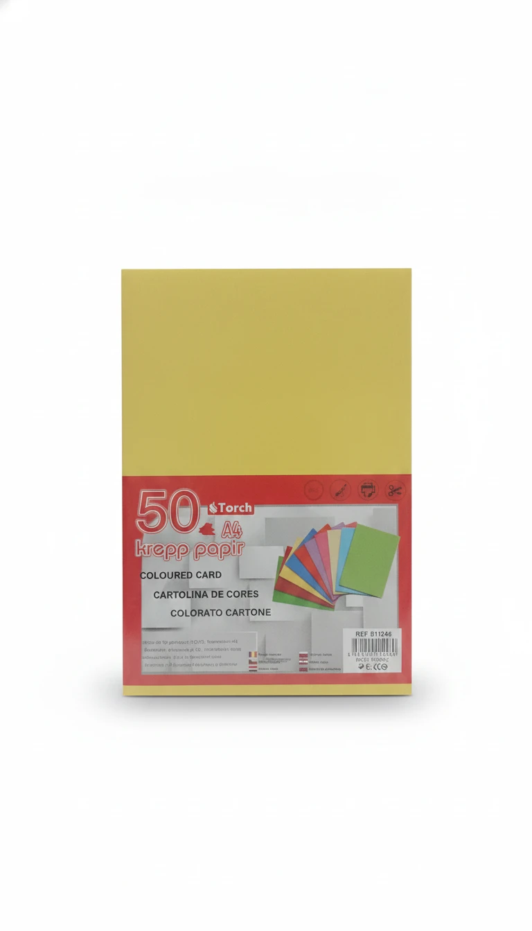 80g A4 Színes Papír - Sárga (50 lap)