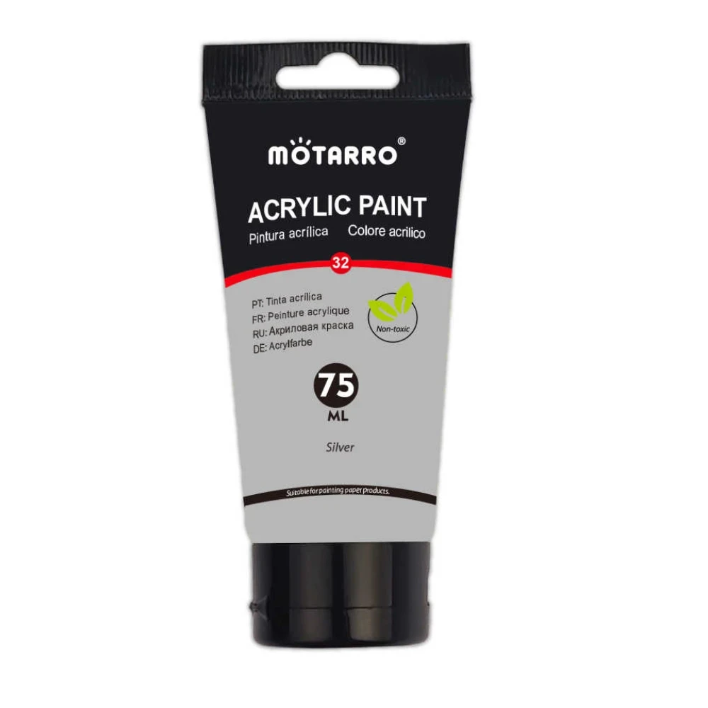 75ml Ezüst Színű Acryl Festék