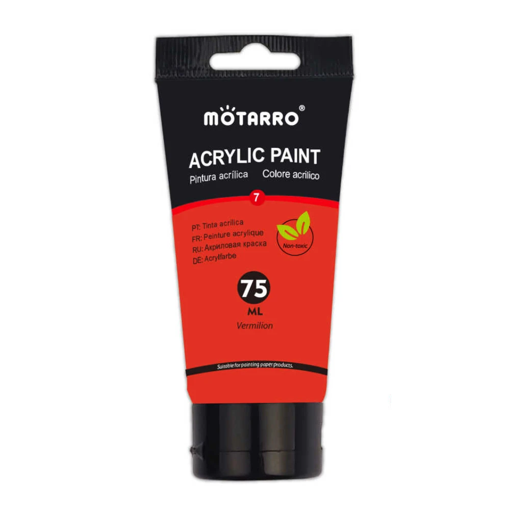75ml Vermilion Színű Akryl Festék