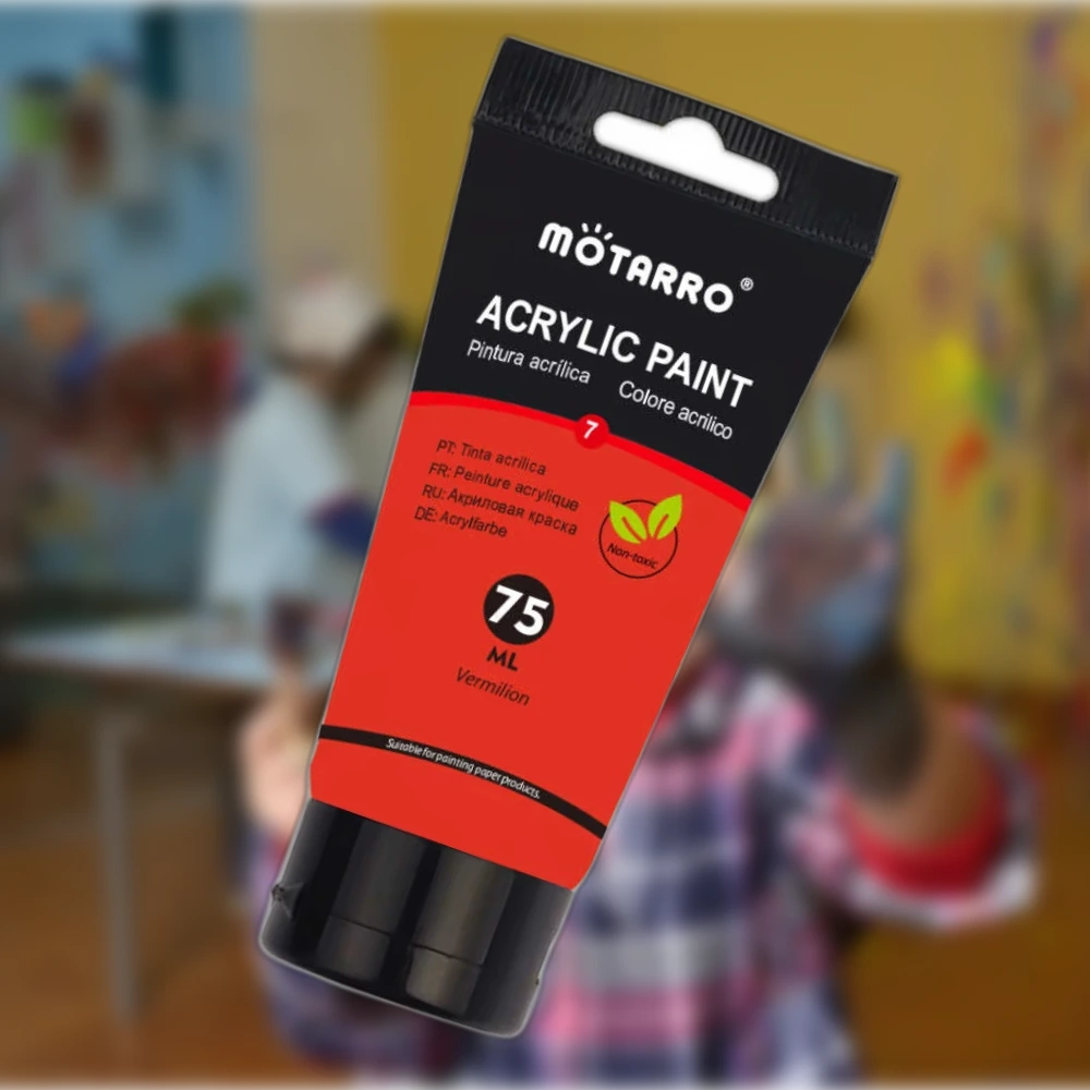 75ml Vermilion Színű Akryl Festék