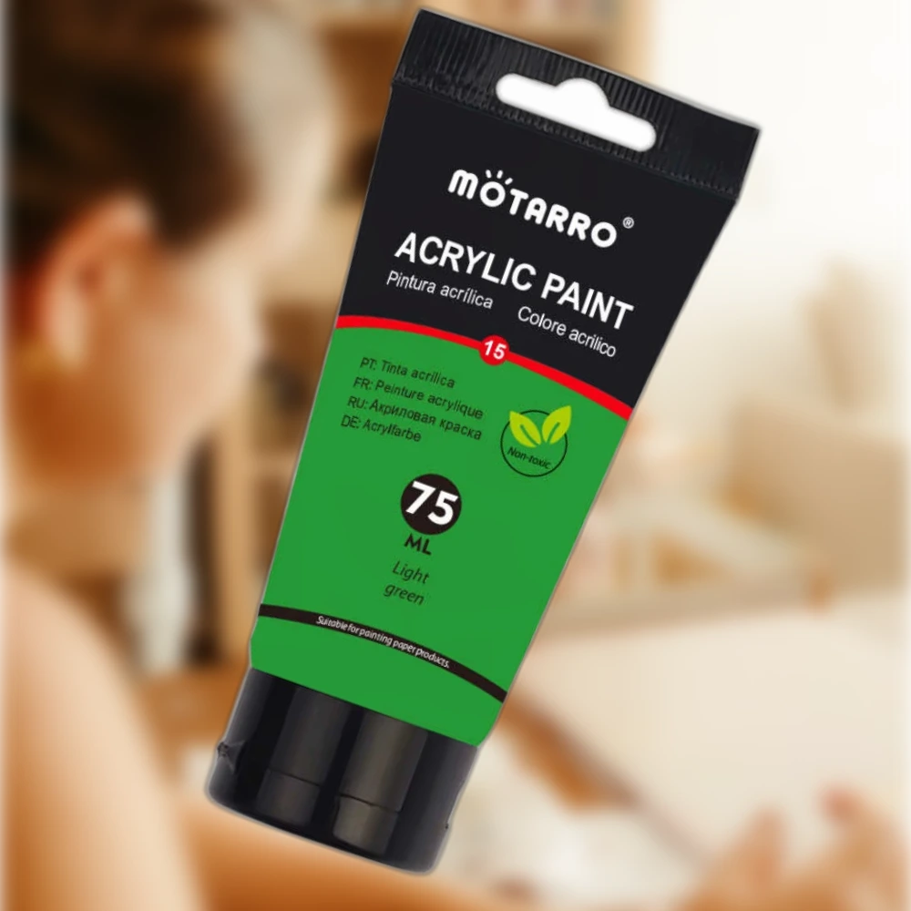 75ml Lágy Zöld Akryl Festék