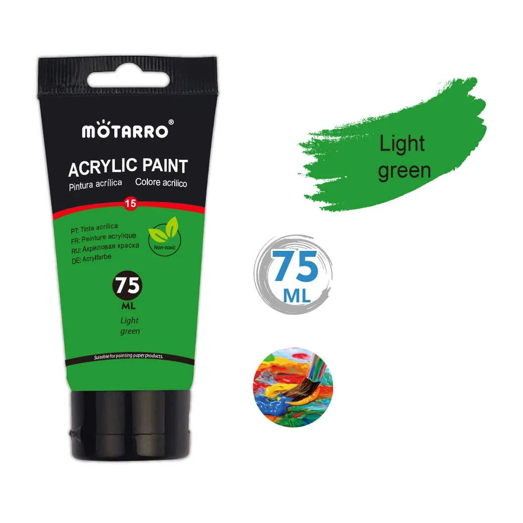 75ml Lágy Zöld Akryl Festék