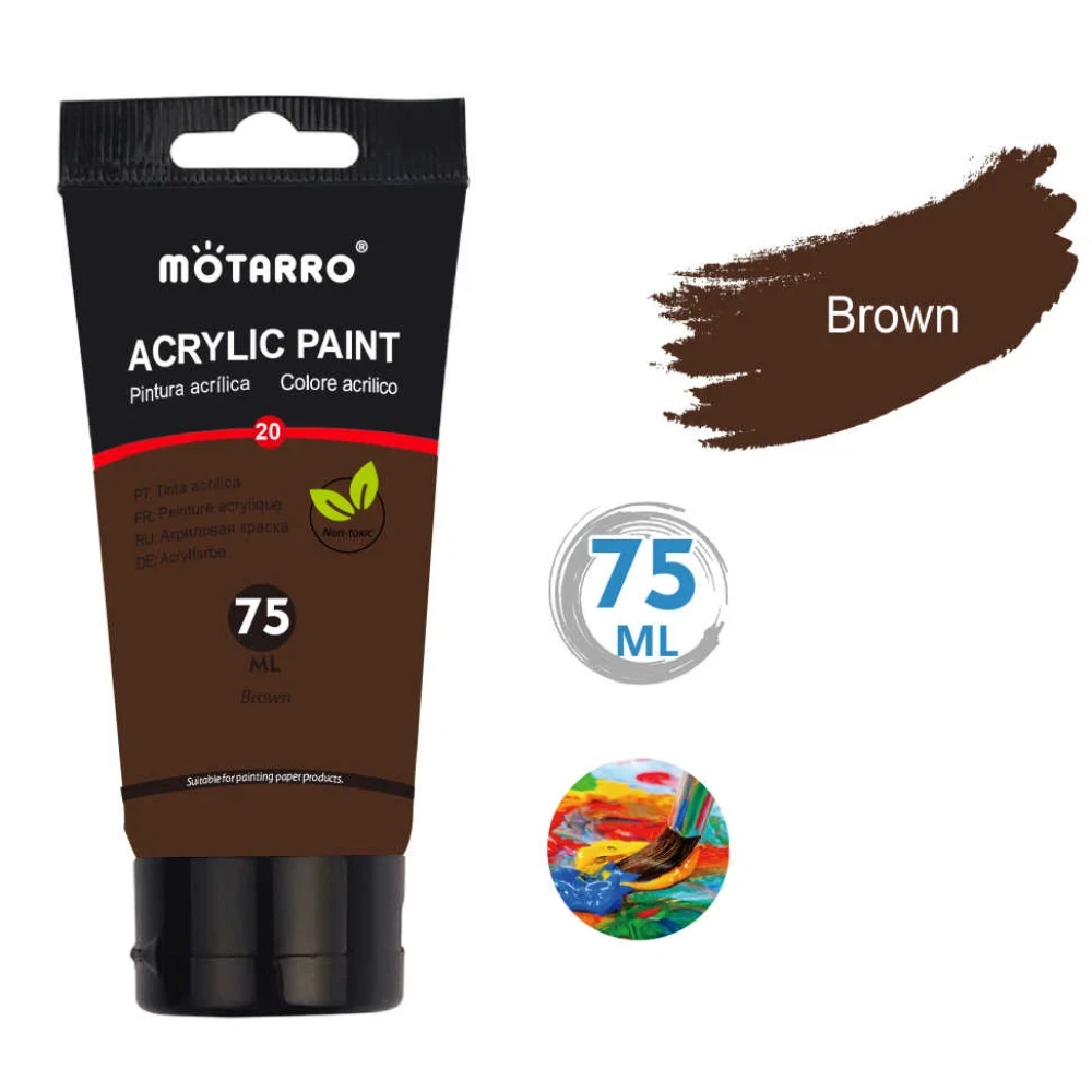 75ml Akryl Festék - Barna