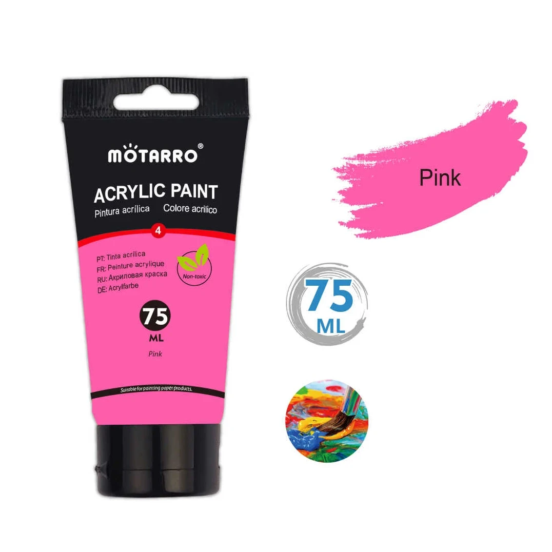 75ml Pink Akryl Festék