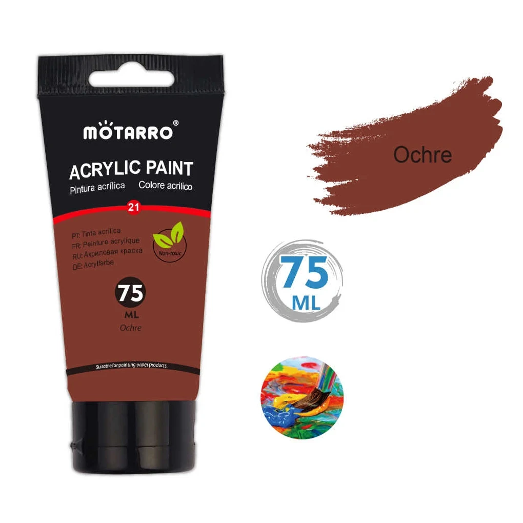 75ml Okrész színű akrilfesték