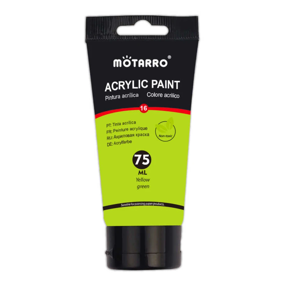 75 ml Sárga-Zöld Akryl Festék