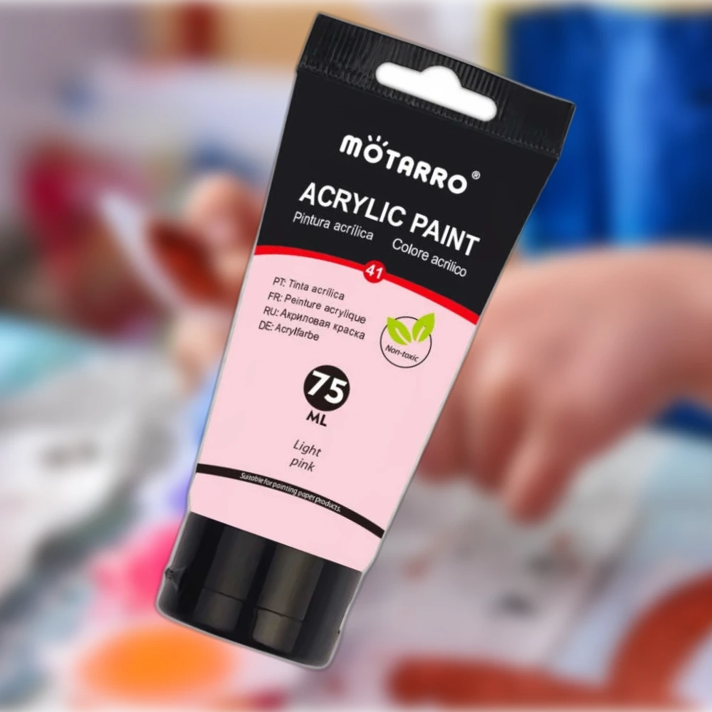 75ml világos rózsaszín akrilfesték