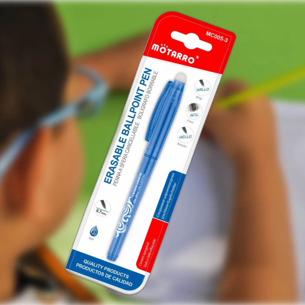 Kék Radírozható Golyóstoll - 0.7mm