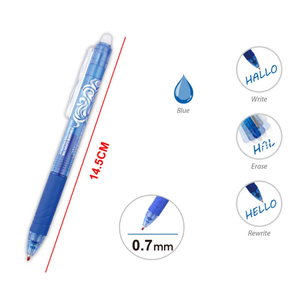 Kék Radírozható Golyóstoll - 0.7 mm