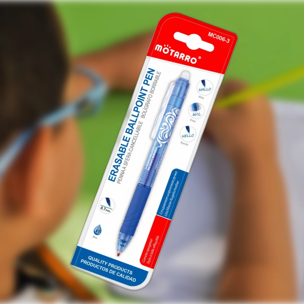 Kék Radírozható Golyóstoll - 0.7 mm