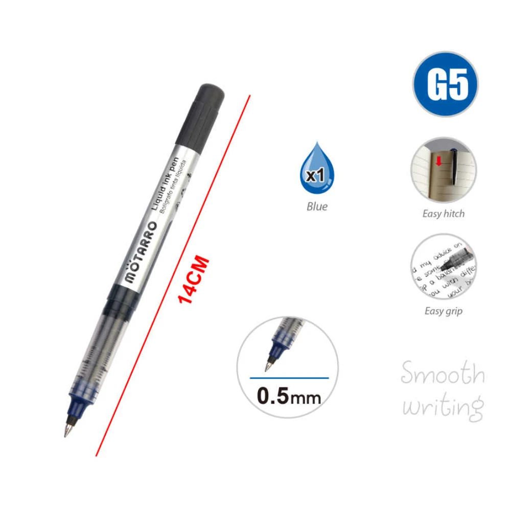 G5 Kék Középhegyű Toll - 0.5mm