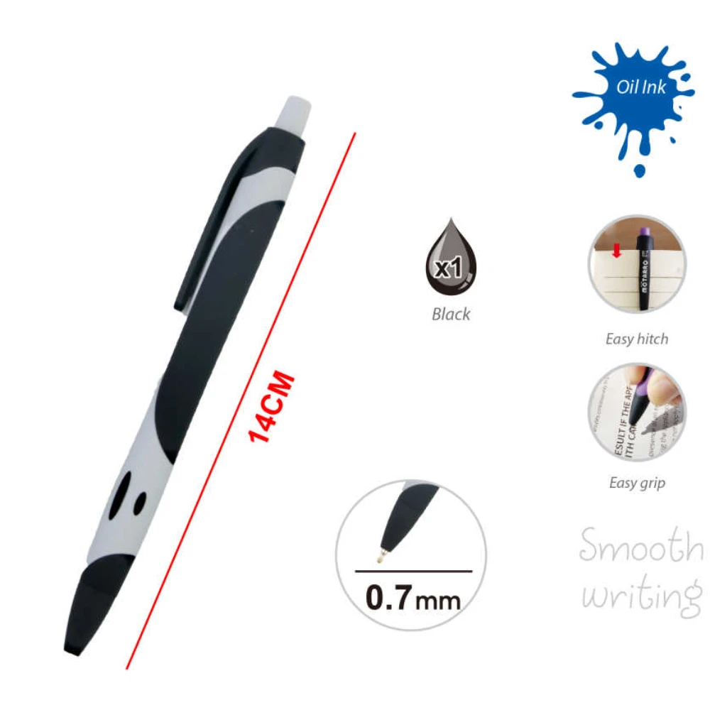 Olaj alapú golyóstoll 0.7mm fekete