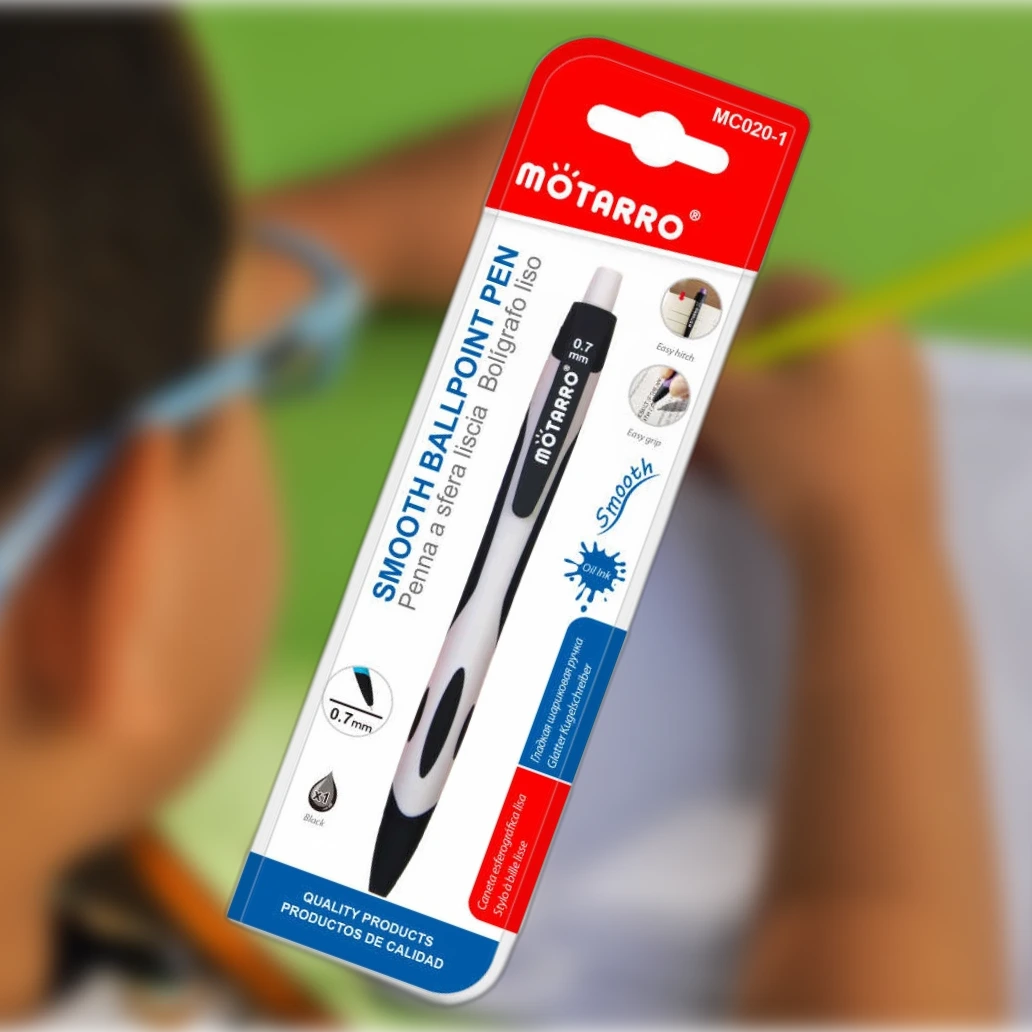 Olaj alapú golyóstoll 0.7mm fekete
