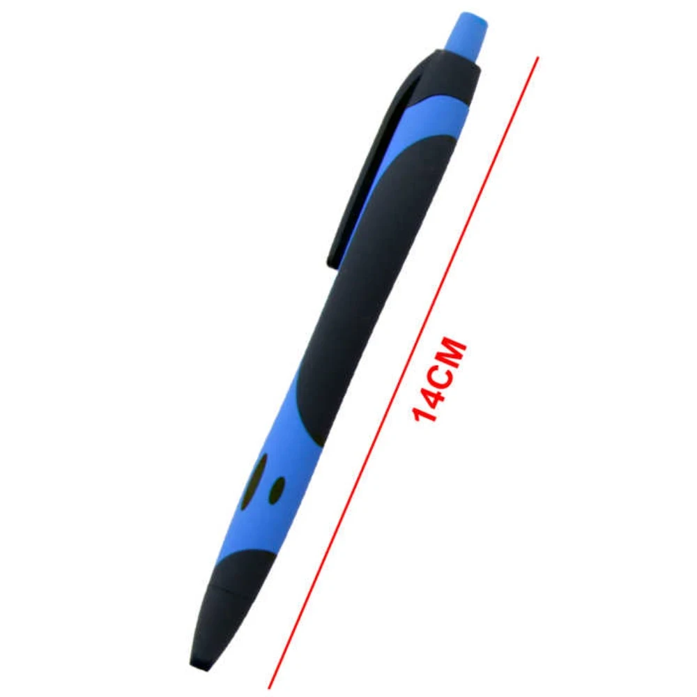 0.7mm Kék Golyóstoll - Simán Író Közepes Kék Tinta