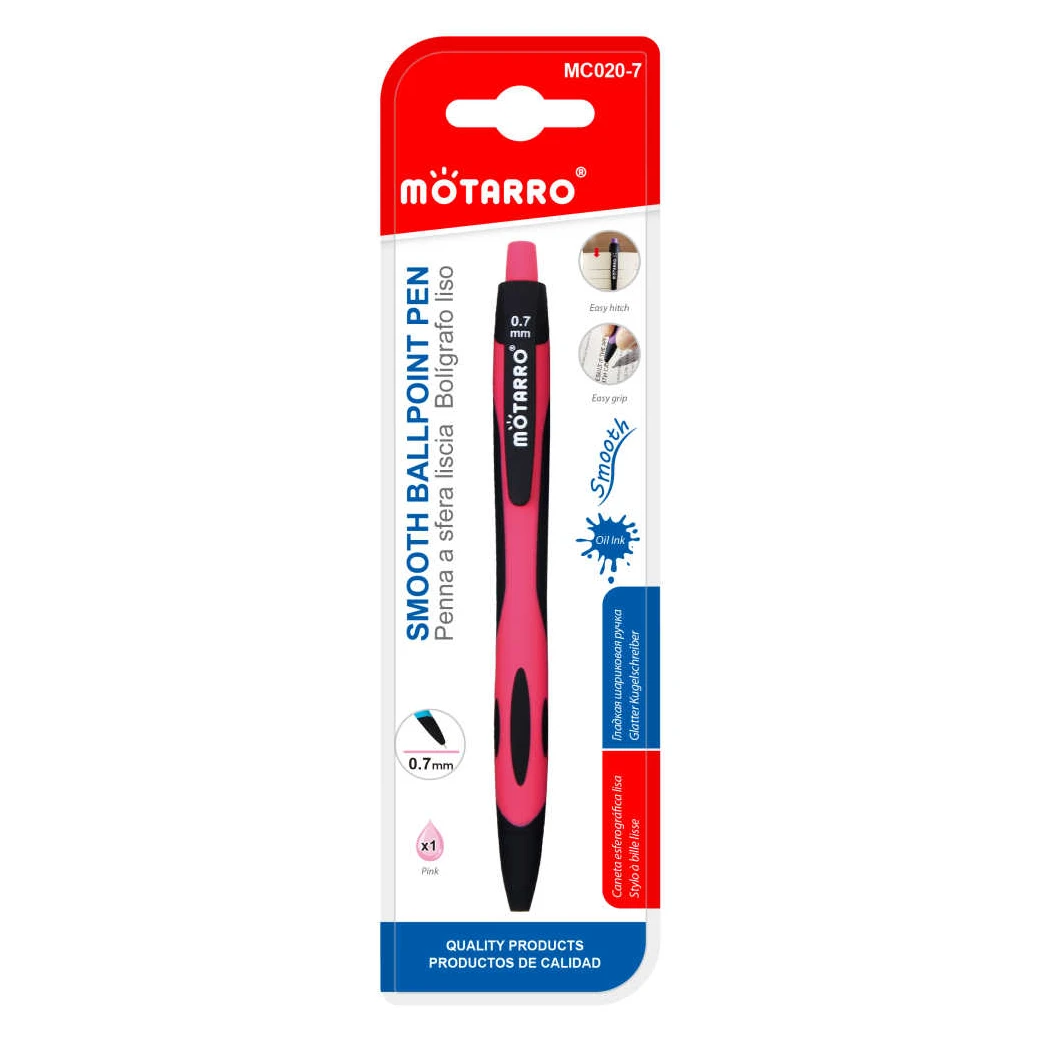 0.7mm Pink Golyóstoll - Zökkenőmentes Írásélmény