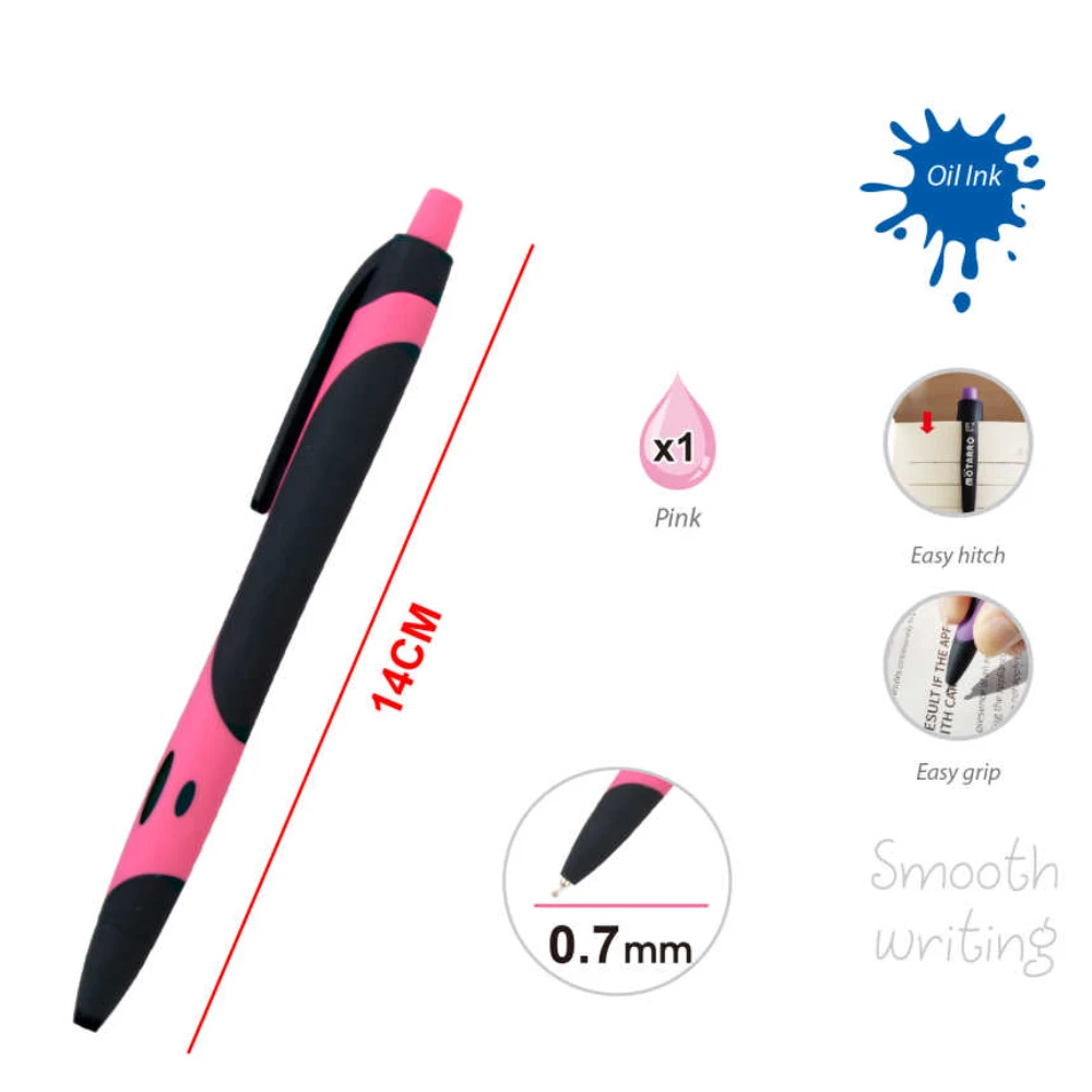 0.7mm Pink Golyóstoll - Zökkenőmentes Írásélmény