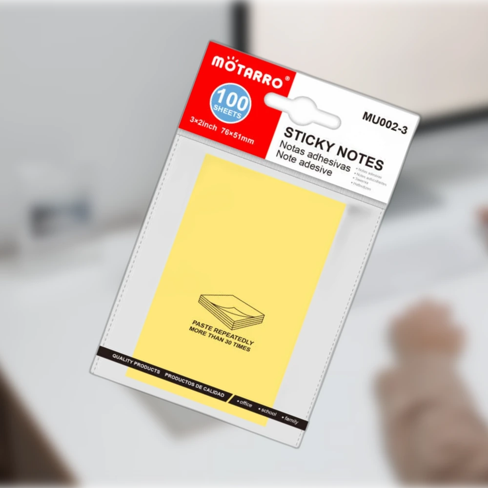 100 lapos színes post-it jegyzet 76*51mm