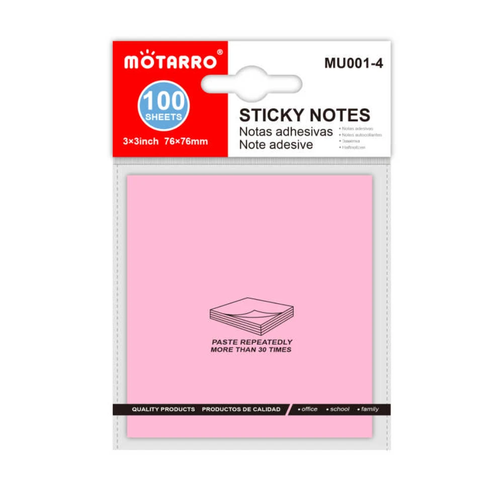 Színes öntapadós 76x76 mm-es Post-it, 100 lapos – Praktikus és Sokoldalú