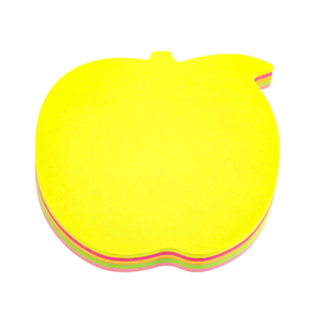 100 lapos fluoreszkáló színű post-it - alma