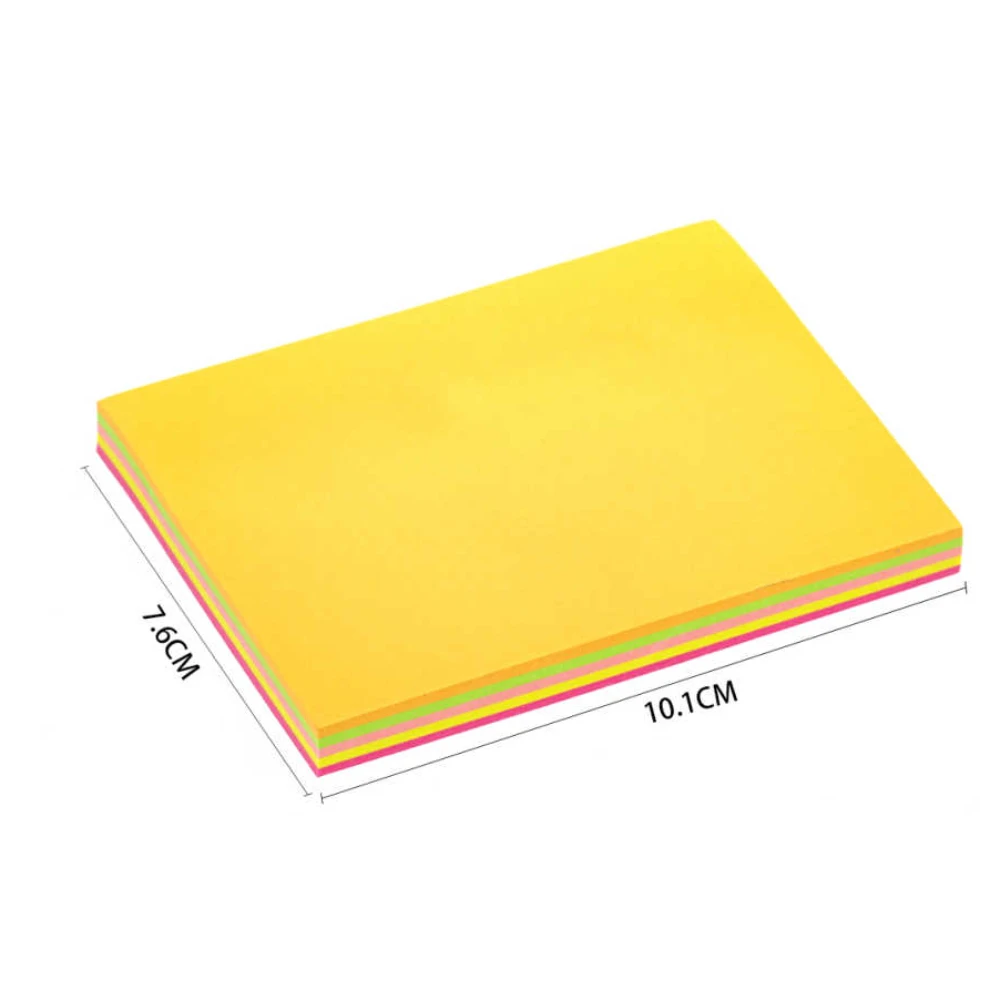 76*101MM Színes Öntapadós Jegyzetpapír - 100 Lap