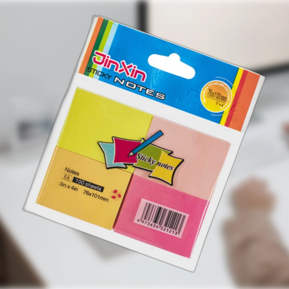 76*101MM Négy színű Post-it jegyzetlap