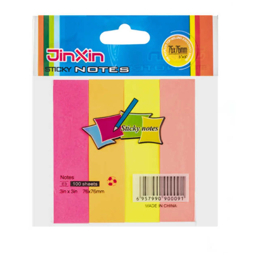 76*76MM Színes Post-it Jegyzetlapok - Praktikus Megoldás Mindenki Számára