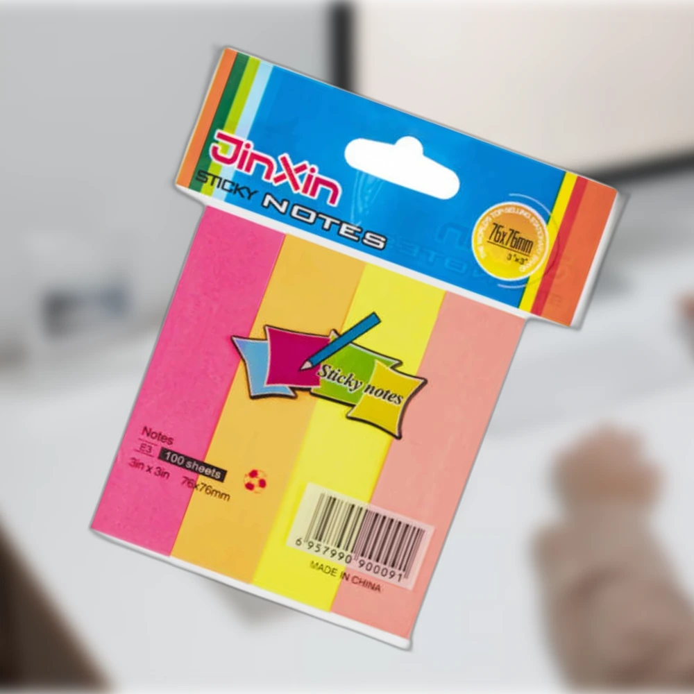 76*76MM Színes Post-it Jegyzetlapok - Praktikus Megoldás Mindenki Számára