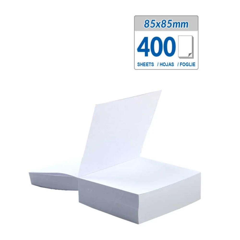 80g Fehér Jegyzetfüzet 85x85mm 400 Lap