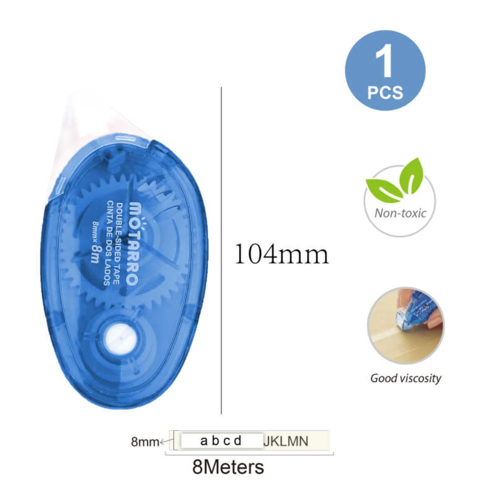Hibajavító roller 8mm x 8m - Piros/Kék
