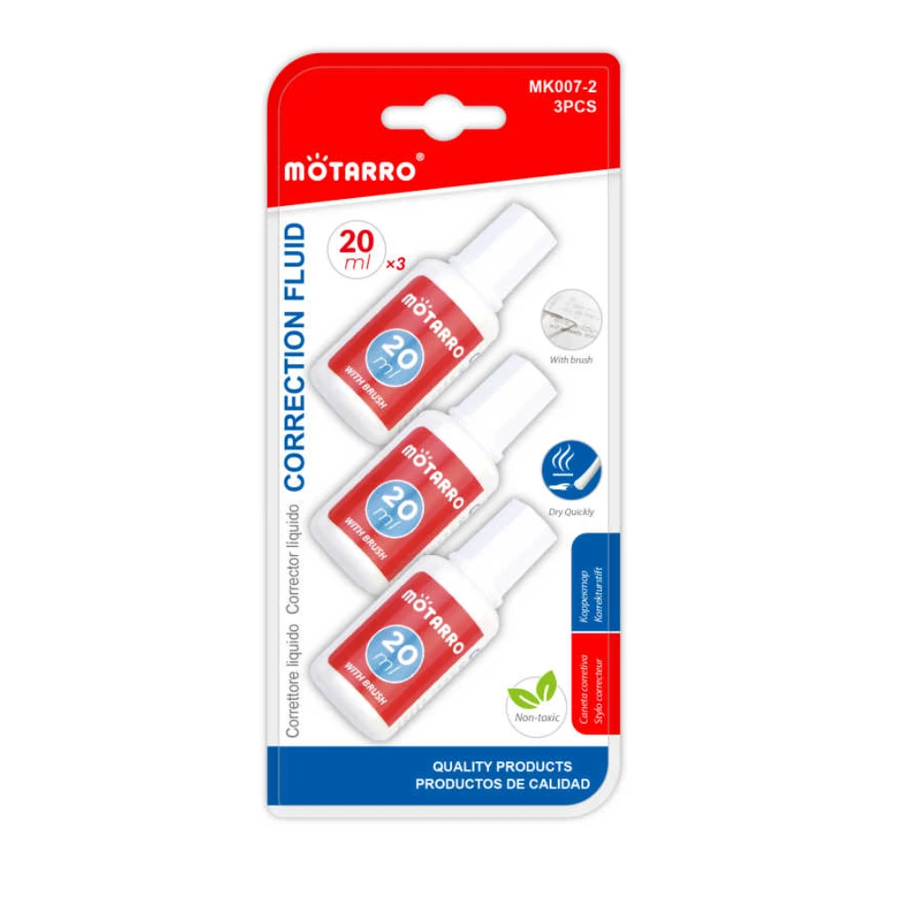 20ML Korrekciós Folyadék Ecsettel - 3db